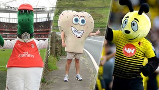 Next Story Image: Mr. Testicles, EPL mascots pair up to promote men's health